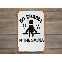 Sauna Dekoschild aus Metall Design 1 online kaufen