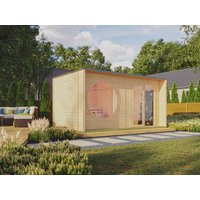 Fjordholz Saunahaus Modell Box Größe XL natur online kaufen Fjordholz Saunahaus Modell Box Größe XL natur online kaufen