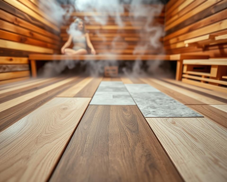 Sauna Bodenbelag Materialanforderungen