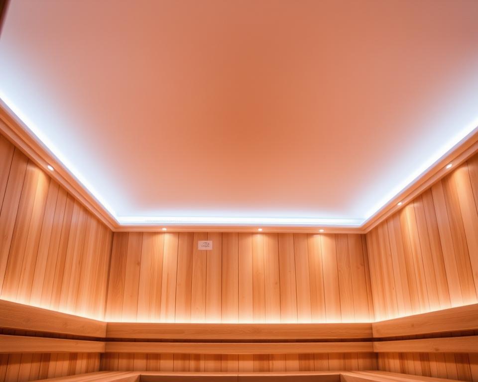Saunabeleuchtung Installation