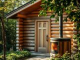 Blockhaus Sauna