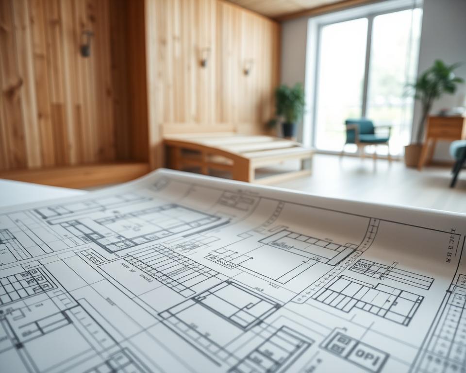 sauna baugenehmigung aufbau planung