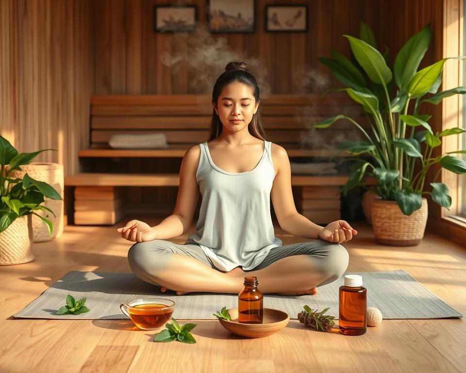 Natürliche Behandlung Kopfschmerzen nach Sauna