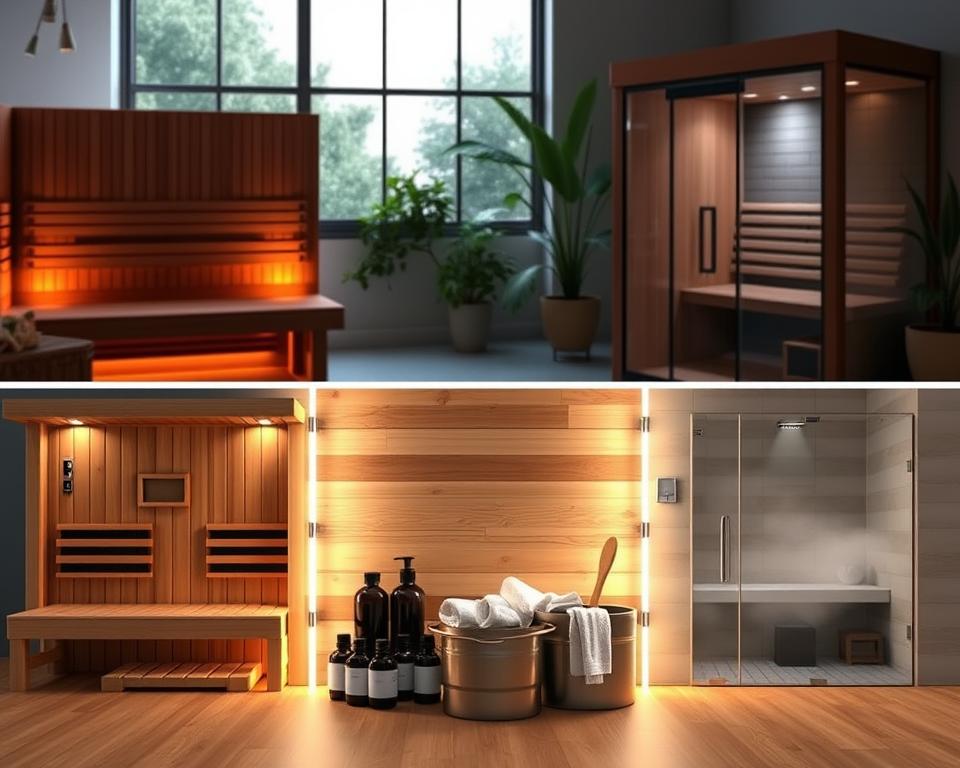 Sauna-Arten Vergleich