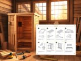 Sauna Bausatz aufbauen