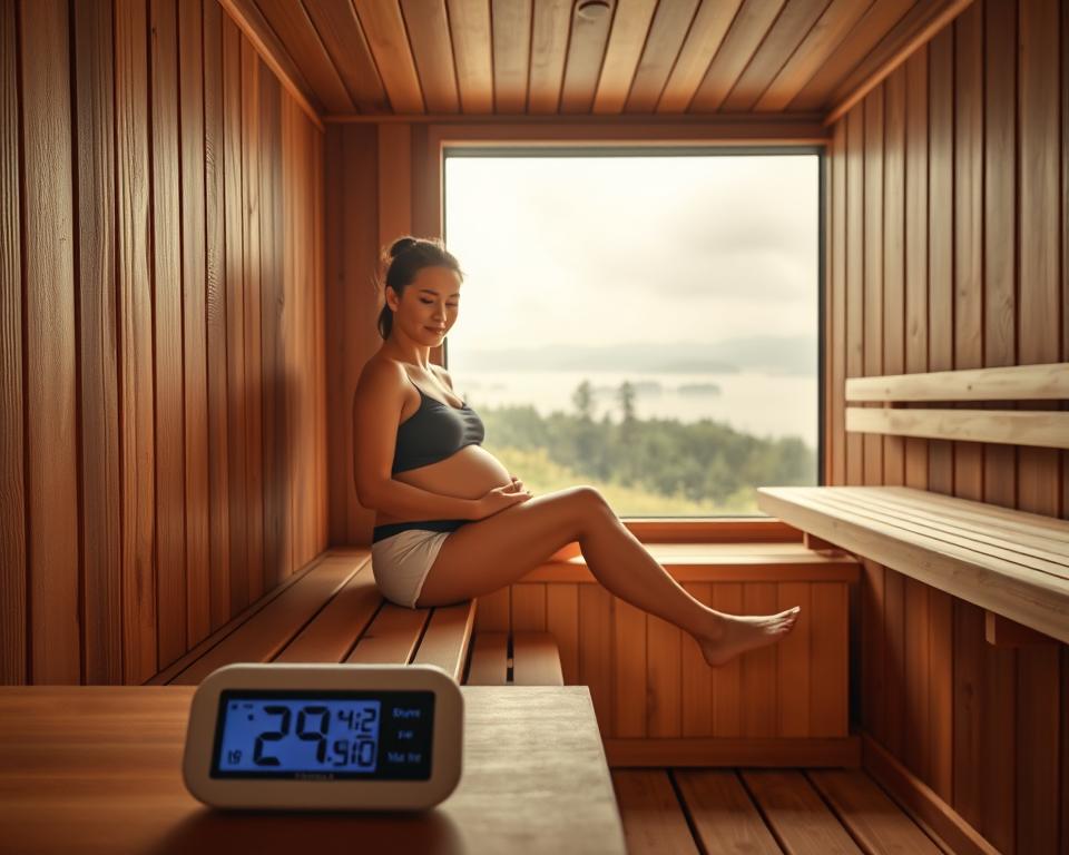 Sauna Temperatur während der Schwangerschaft