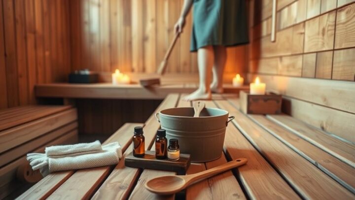 Saunapflege: So reinigen Sie Ihre Sauna richtig