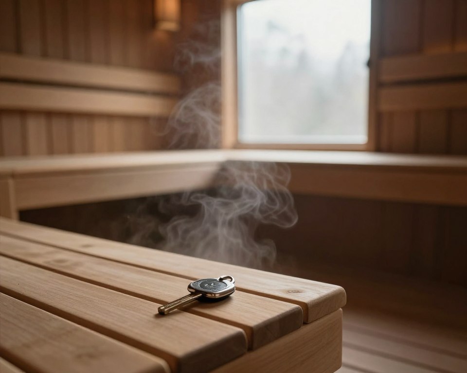 Privatsphäre in der Sauna