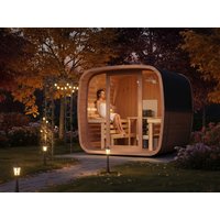Fjordholz Fass-Sauna Modell Cubus-3
