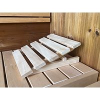 Fjordholz Sauna Kopfstütze höhenverstellbar Premiu