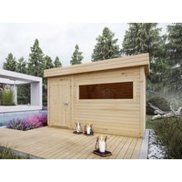 Fjordholz Saunahaus Modell Livia 40