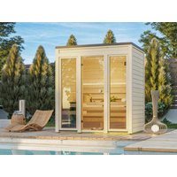 Fjordholz Mini Saunahaus Modell Otto 40