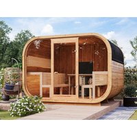 Fjordholz Fass-Sauna Modell Luxe-3 Premium