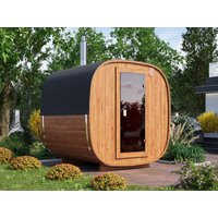 Fjordholz Fass-Sauna Modell Quadro 230 cm