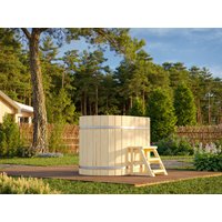 Fjordholz Holzbadezuber Oval Größe 1 ohne Ofen