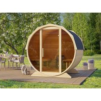 Fjordholz Fass-Sauna Modell Elina
