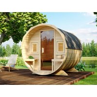 Fjordholz Fass-Sauna Modell Lauri
