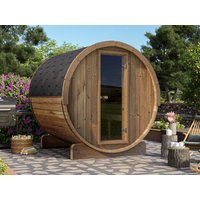 Fjordholz Fass-Sauna Modell Ergonomic 220