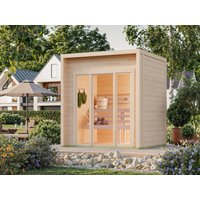 Fjordholz Saunahaus Modell Patio Größe XS