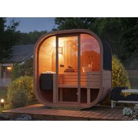 Fjordholz Fass-Sauna Modell Cubus-2
