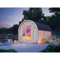 Fjordholz Pod Sauna Modell Luxe 400 cm 2-Raum