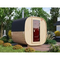 Fjordholz Fass-Sauna Modell Quadro 230 cm