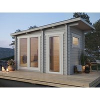 Fjordholz Saunahaus Modell Higi XL 45