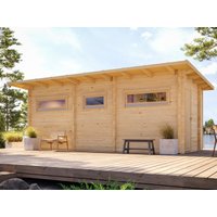 Fjordholz Saunahaus Modell Urhu 70 B