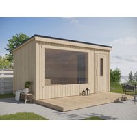 Fjordholz Design Saunahaus Modell Kalle L