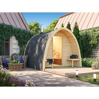 Fjordholz Pod-Sauna Modell 300 - Außensauna Bausat